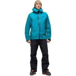 Norrona Chaqueta Hombre - Lofoten Gore-Tex Pro - Hawaiian Surf -Norrona norrona lofoten gore tex pro jacket men hawaiian surf 4 1517940
