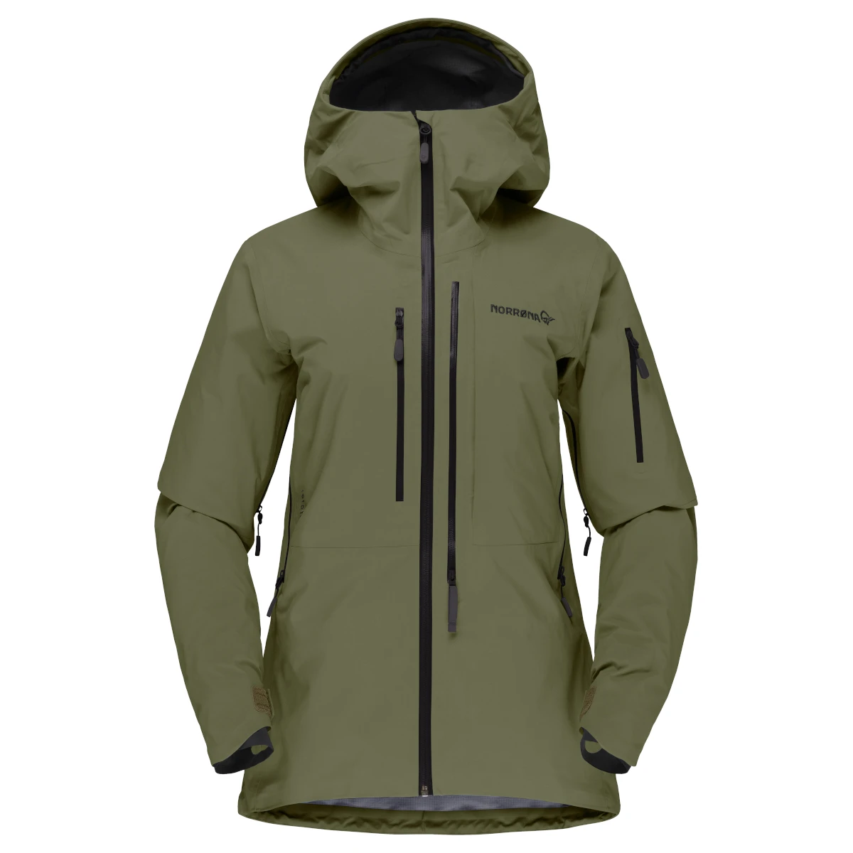 Norrona Chaqueta Mujer - Lofoten Gore-Tex Pro - Olive Night 2 Norrona Chaqueta Mujer - Lofoten Gore-Tex Pro - Olive Night - Imagen 2
