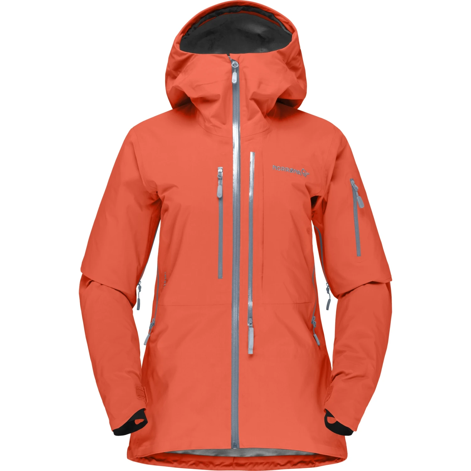 Norrona Chaqueta Mujer - Lofoten Gore-Tex Pro - Orange Alert 2 Norrona Chaqueta Mujer - Lofoten Gore-Tex Pro - Orange Alert - Imagen 2