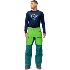 Norrona Pantalones Hombre - Lofoten Gore-Tex Pro - Classic Green/Everglade -Norrona norrona lofoten gore tex pro pants men classic green everglade 4 1517899
