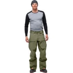 Norrona Pantalones Hombre - Lofoten Gore-Tex Pro - Olive Night -Norrona norrona lofoten gore tex pro pants men olive night 1 1517908
