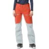Norrona Pantalones Mujer - Lofoten Gore-Tex Pro - Orange Alert/Blue Fog