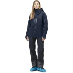 Norrona Chaqueta Mujer - Lofoten Gore-Tex Thermo100 - Indigo Night -Norrona norrona lofoten gore tex thermo100 jacket women indigo night 3 1026080