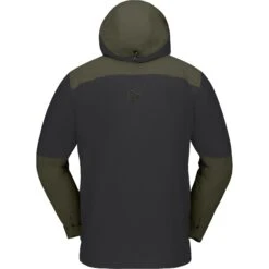 Norrona Chaqueta Hombre - Lofoten Gore-Tex Thermo80 - Caviar/Olive Night -Norrona norrona lofoten gore tex thermo80 jacket men caviar olive night 2 1026113