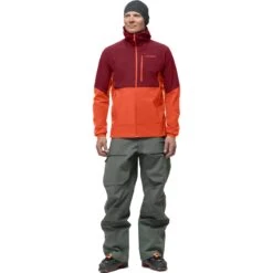 Norrona Chaqueta Hombre - Lofoten Hiloflex200 Hood - Arednalin/Rhubarb -Norrona norrona lofoten hiloflex200 hood jacket men arednalin rhubarb 3 1255922