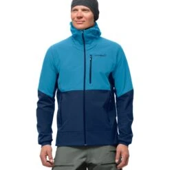 Norrona Chaqueta Hombre - Lofoten Hiloflex200 Hood - Hawaiian Surf/Indigo Night