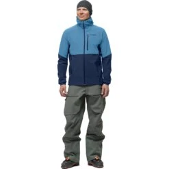 Norrona Chaqueta Hombre - Lofoten Hiloflex200 Hood - Hawaiian Surf/Indigo Night -Norrona norrona lofoten hiloflex200 hood jacket men hawaiian surf indigo night 3 1255926