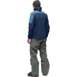 Norrona Chaqueta Hombre - Lofoten Hiloflex200 Hood - Hawaiian Surf/Indigo Night -Norrona norrona lofoten hiloflex200 hood jacket men hawaiian surf indigo night 4 1255927