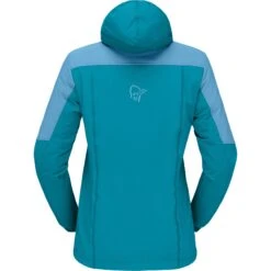 Norrona Chaqueta Mujer - Lofoten Hiloflex200 Hood - Aquarius/Hawaiian Surf -Norrona norrona lofoten hiloflex200 hood jacket women aquarius hawaiian surf 2 1255966