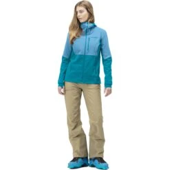 Norrona Chaqueta Mujer - Lofoten Hiloflex200 Hood - Aquarius/Hawaiian Surf -Norrona norrona lofoten hiloflex200 hood jacket women aquarius hawaiian surf 3 1255967