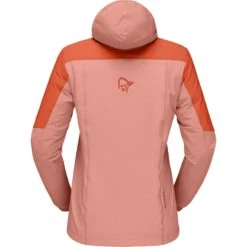 Norrona Chaqueta Mujer - Lofoten Hiloflex200 Hood - Orange Alert -Norrona norrona lofoten hiloflex200 hood jacket women orange alert 2 1255970