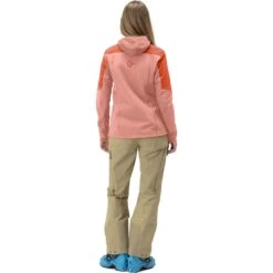 Norrona Chaqueta Mujer - Lofoten Hiloflex200 Hood - Orange Alert -Norrona norrona lofoten hiloflex200 hood jacket women orange alert 4 1255972
