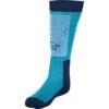 Norrona Calcetines Largos - Lofoten Mid Weight Merino - Hawaiian Surf/Indigo Night