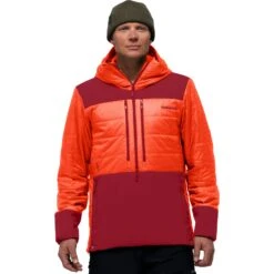 Norrona Chaqueta Hombre - Lofoten Primaloft80 Anorak - Arednalin/Rhubarb
