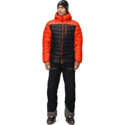 Norrona Plumífero Chaqueta Hombre - Lyngen Down850 Hood - Arednalin/Caviar -Norrona norrona lyngen down850 hood jacket men arednalin caviar 4 1518319