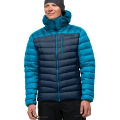 Norrona Plumífero Chaqueta Hombre - Lyngen Down850 Hood - Hawaiian Surf/Indigo Night
