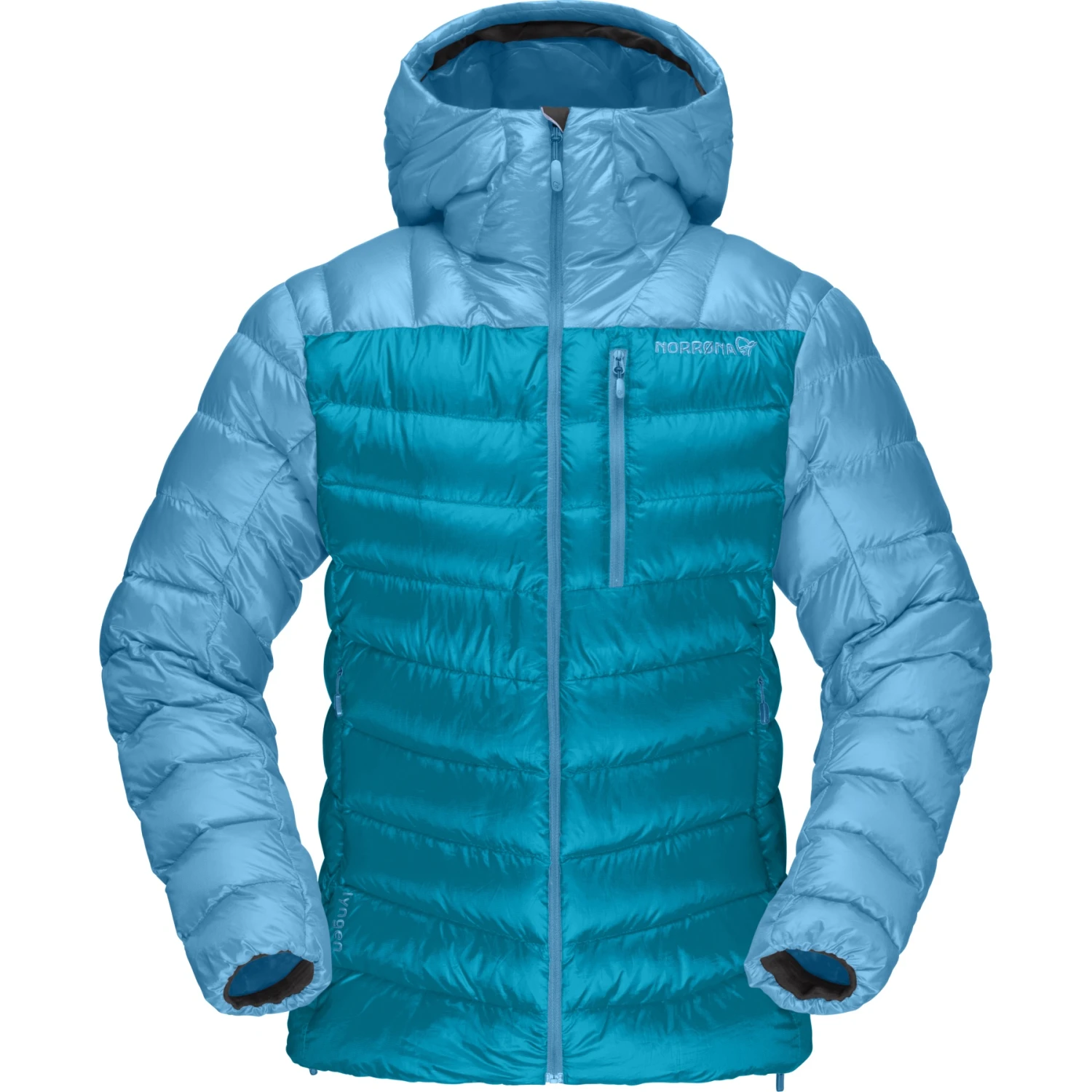 Norrona Plumífero Chaqueta Mujer - Lyngen Down850 Hood - Aquarius/Hawaiian Surf 2 Norrona Plumífero Chaqueta Mujer - Lyngen Down850 Hood - Aquarius/Hawaiian Surf - Imagen 2