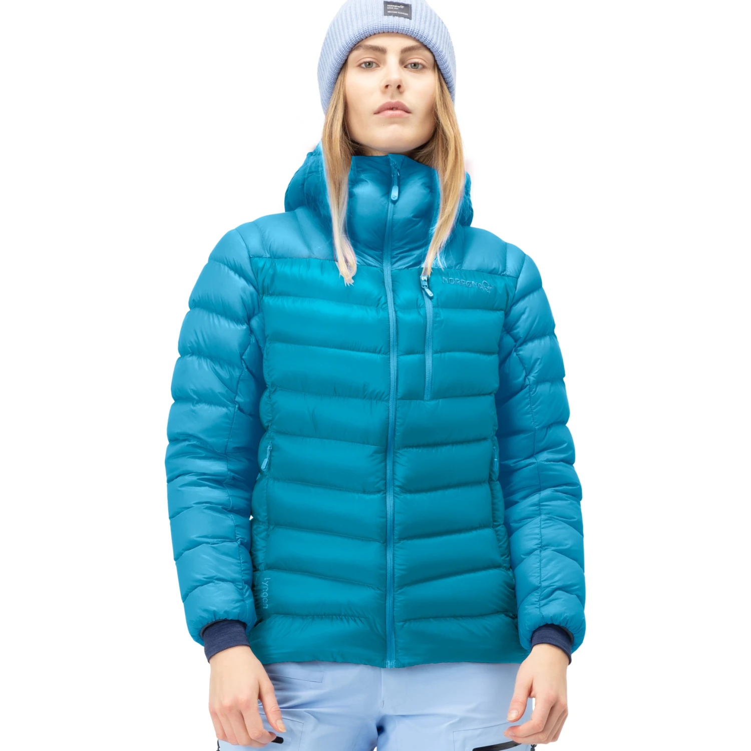 Norrona Plumífero Chaqueta Mujer - Lyngen Down850 Hood - Aquarius/Hawaiian Surf 1 Norrona Plumífero Chaqueta Mujer - Lyngen Down850 Hood - Aquarius/Hawaiian Surf