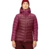 Norrona Plumífero Chaqueta Mujer - Lyngen Down850 Hood - Violet Quartz