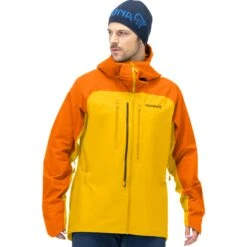 Norrona Chaqueta Hombre - Lyngen Gore-Tex - Orange Popsicle/Lemon Chrome