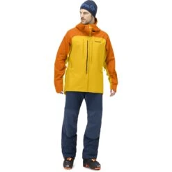 Norrona Chaqueta Hombre - Lyngen Gore-Tex - Orange Popsicle/Lemon Chrome -Norrona norrona lyngen gore tex jacket men orange popsicle lemon chrome 3 1026684