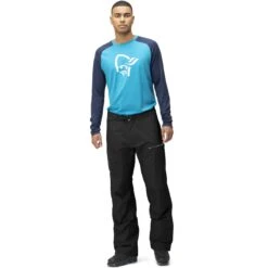 Norrona Cubre Pantalones Hombre - Lyngen Gore-Tex Paclite - Caviar/Castor Grey -Norrona norrona lyngen gore tex paclite overpants men caviar castor grey 3 1256449