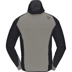 Norrona Chaqueta Hombre - Lyngen Hiloflex100 - Caviar/Castor Grey -Norrona norrona lyngen hiloflex100 jacket men caviar castor grey 2 1257397