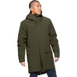Norrona Parka Hombre - Oslo Gore-Tex Down850 - Olive Night