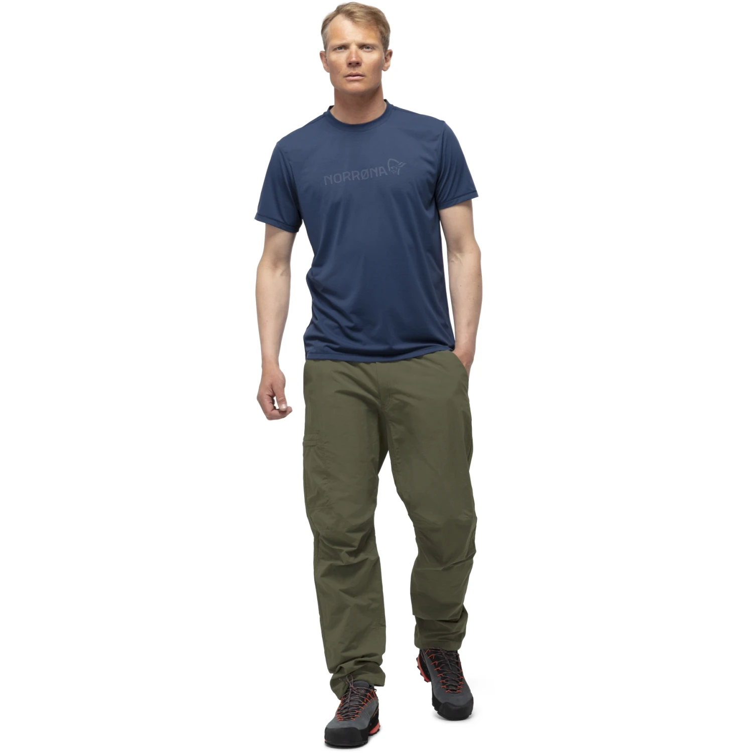 Norrona Pantalones Hombre - Pull On - Olive Night 3 Norrona Pantalones Hombre - Pull On - Olive Night - Imagen 3