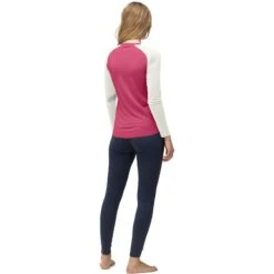 Norrona Camiseta Interior Manga Larga Mujer - PureUll - Honeysuckle/Snowdrop -Norrona norrona pureull long sleeve baselayer women honeysuckle snowdrop 4 1257617