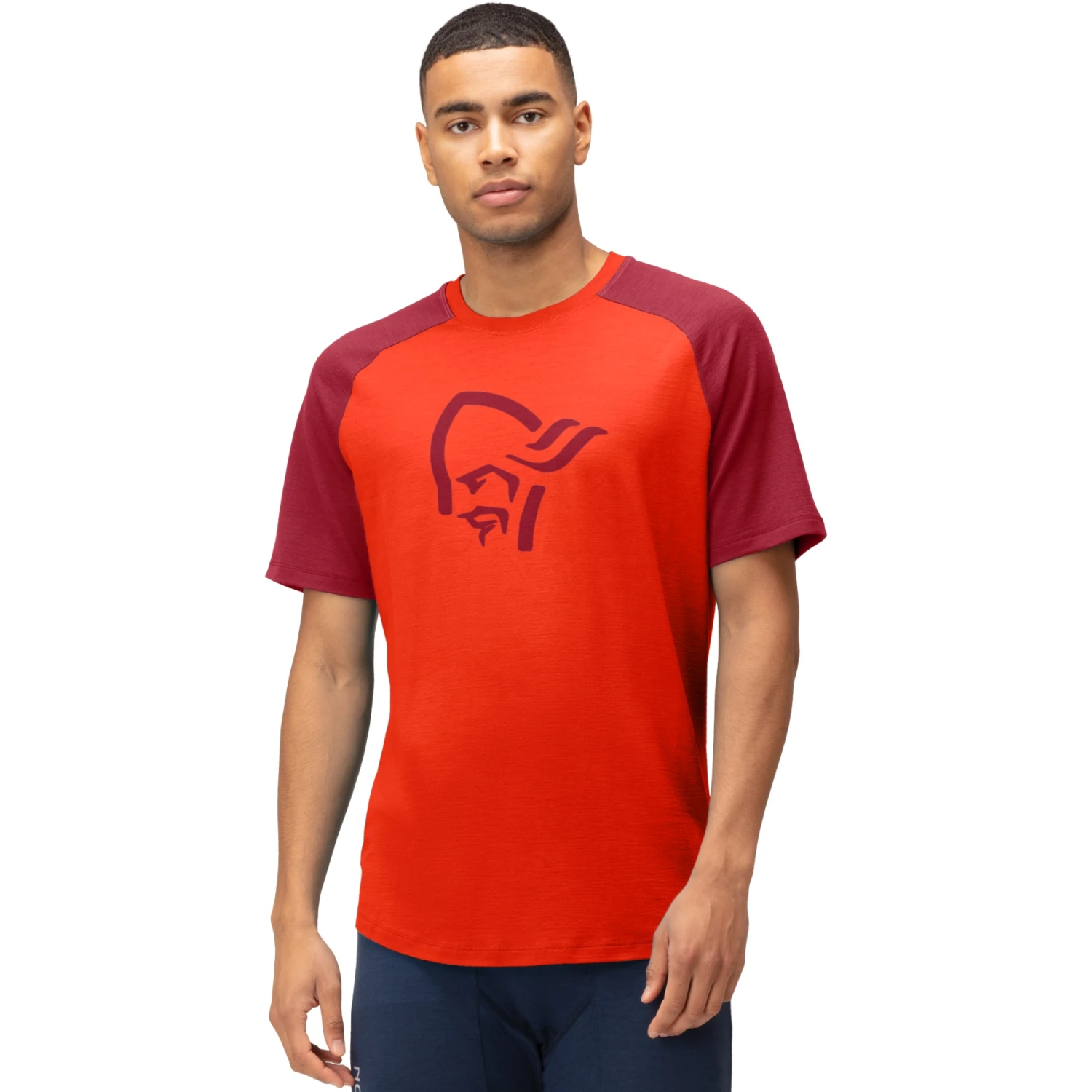 Norrona Camiseta Interior Hombre - PureUll - Arednalin/Rhubarb 1 Norrona Camiseta Interior Hombre - PureUll - Arednalin/Rhubarb