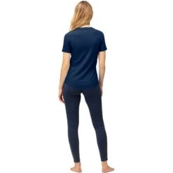 Norrona Camiseta Interior Mujer - PureUll - Indigo Night -Norrona norrona pureull t shirt women indigo night 3 1463434