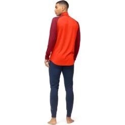 Norrona Camiseta Interior Manga Larga Hombre - PureUll Zip Neck - Arednalin/Rhubarb 9 Norrona Camiseta Interior Manga Larga Hombre - PureUll Zip Neck - Arednalin/Rhubarb -Norrona norrona pureull zip neck baselayer men arednalin rhubarb 5 1518597