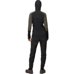 Norrona Chaqueta Mujer - Senja Alpha90 Zip Hood - Olive Night -Norrona norrona senja alpha90 zip hood jacket women olive night 5 1518619