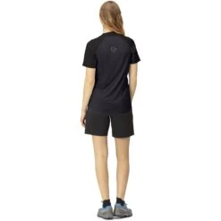 Norrona Camiseta Mujer - Senja Equaliser Lightweight - Caviar -Norrona norrona senja equaliser lightweight t shirt women caviar model 2 1399834