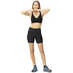 Norrona Malla Mujer - Senja Equaliser Stretch 6 Inch - Caviar -Norrona norrona senja equaliser stretch 6 inch tights women caviar model 1 1399908