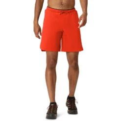 Norrona Pantalones Cortos Hombre - Senja Flex1 9 Inch - Adrenalin