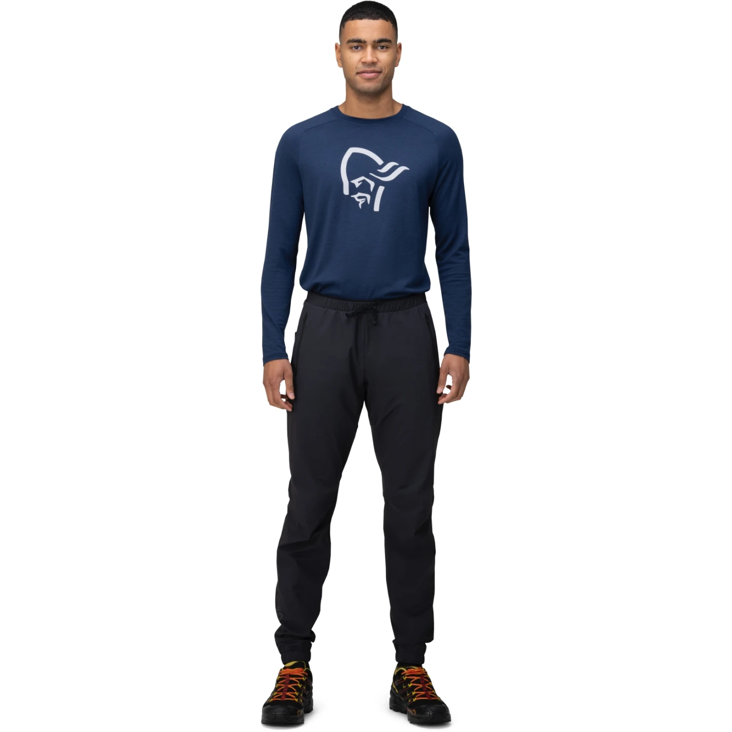 Norrona Pantalones Hombre - Senja Flex1 Trackster - Caviar 4 Norrona Pantalones Hombre - Senja Flex1 Trackster - Caviar - Imagen 4