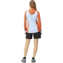 Norrona Jersey Polar Mujer - Senja Warm1 Hood - Flamingo -Norrona norrona senja warm1 hood women flamingo model 2 1399997