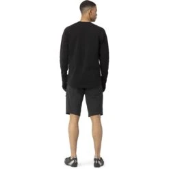 Norrona Camiseta De Manga Larga Hombre - Skibotn Crew Neck - Caviar -Norrona norrona skibotn crew neck long sleeve men caviar 3 1463846