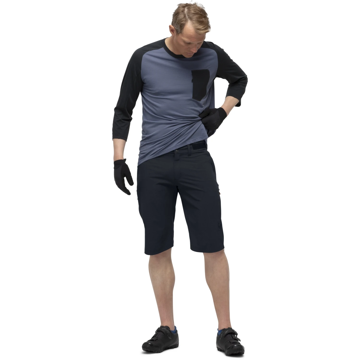 Norrona Pantalones Cortos Hombre - Skibotn Flex1 - Caviar 2 Norrona Pantalones Cortos Hombre - Skibotn Flex1 - Caviar - Imagen 2