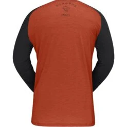 Norrona Camiseta 3/4 Manga Hombre - Skibotn Wool - Rooibos Tea -Norrona norrona skibotn wool 3 4 t shirt men rooibos tea 2 1343932