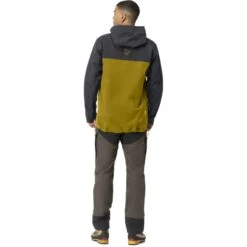 Norrona Chaqueta Hombre - Svalbard Cotton - Slate Grey/Golden Palm -Norrona norrona svalbard cotton jacket men slate grey golden palm 3 1464235