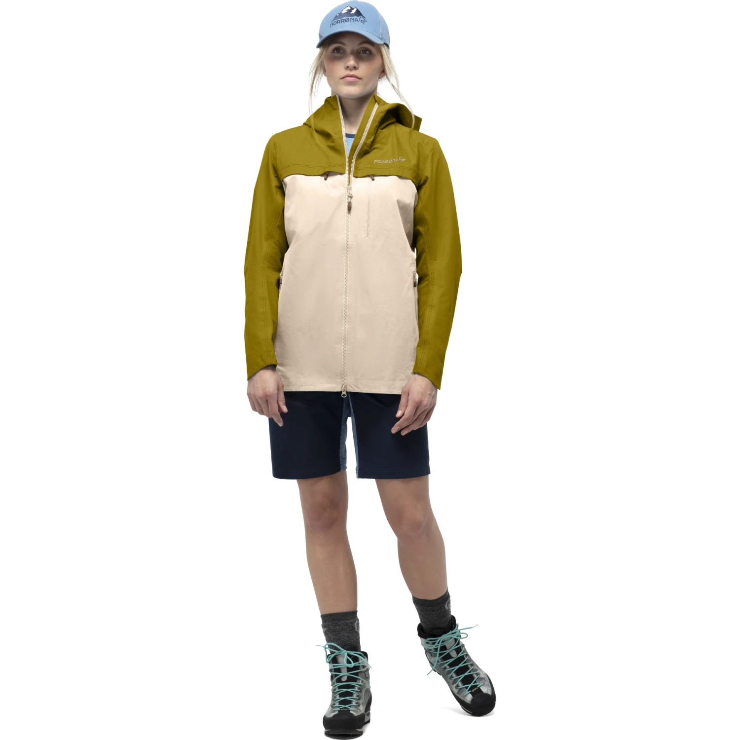 Norrona Chaqueta Mujer - Svalbard Cotton - Golden Palm/Ecru 4 Norrona Chaqueta Mujer - Svalbard Cotton - Golden Palm/Ecru - Imagen 4