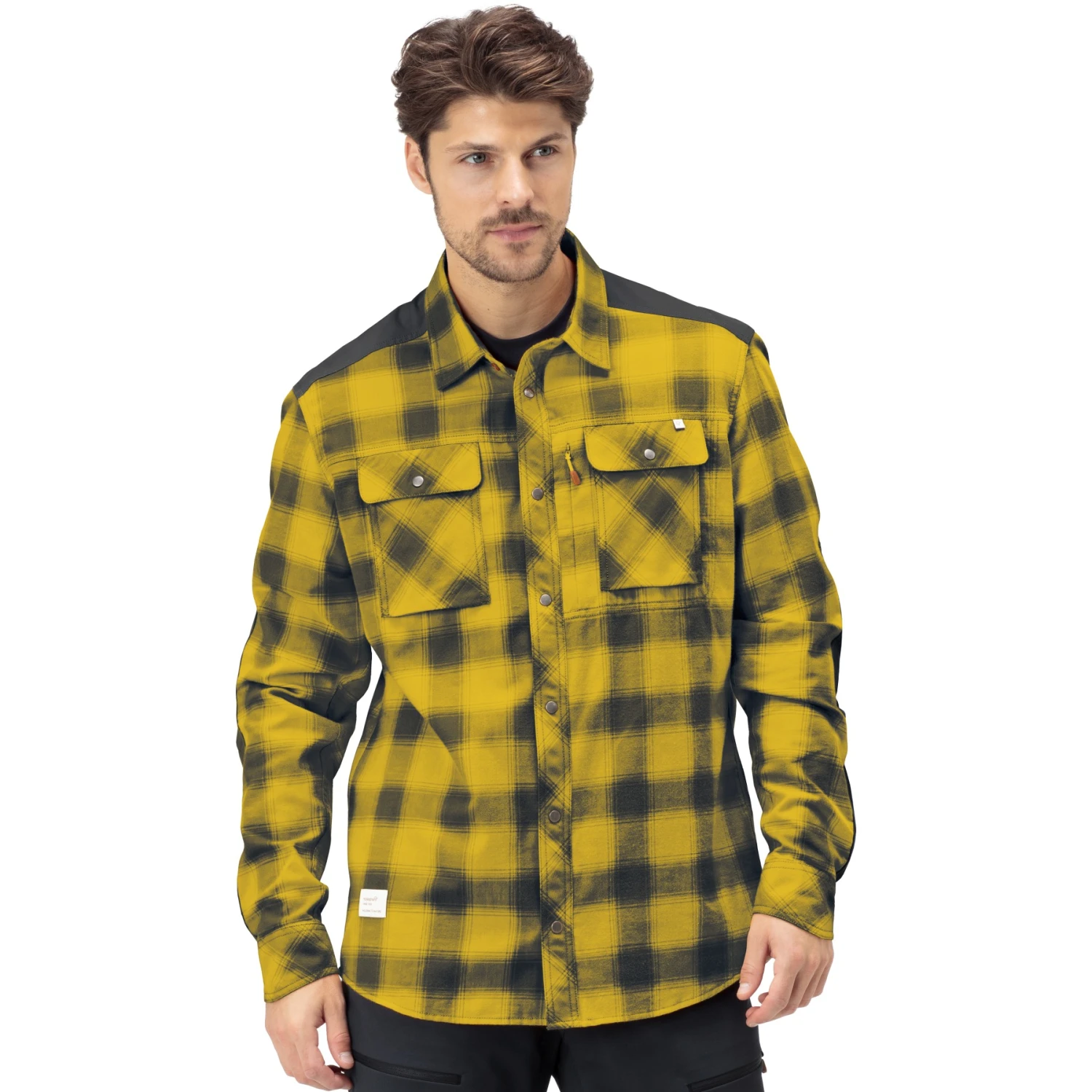 Norrona Camisa De Franela Hombre - Svalbard - Golden Palm 1 Norrona Camisa De Franela Hombre - Svalbard - Golden Palm