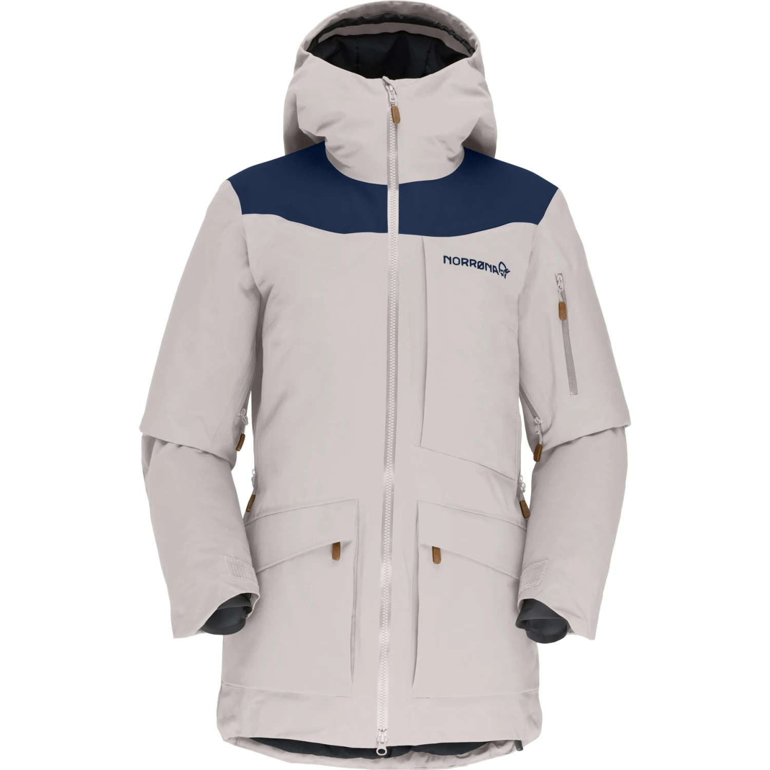 Norrona Chaqueta Mujer - Tamok Gore-Tex Thermo80 - Pure Cashmere 2 Norrona Chaqueta Mujer - Tamok Gore-Tex Thermo80 - Pure Cashmere - Imagen 2
