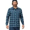 Norrona Camisa De Manga Larga Hombre - Tamok Wool - Indigo Night