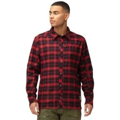 Norrona Camisa De Manga Larga Hombre - Tamok Wool - Tawny Port
