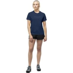 Norrona Camiseta Mujer - Tech - Indigo Night -Norrona norrona tech t shirt women indigo night 3 1344475