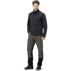 Norrona Pantalones Hombre - Training - Caviar/Dark Grey Melange -Norrona norrona training pants men caviar dark grey melange 3 1028827